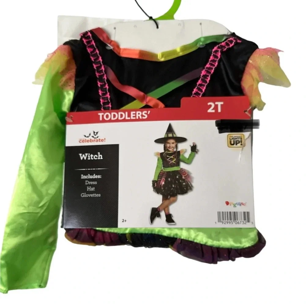Girl’s Toddler 2T Plus Witch Costume BNWT